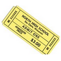 3-1/2"x1-1/2" Single Roll Ticket - Custom